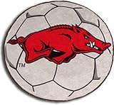 Arkansas Razorbacks Small Soccer Ball Rug