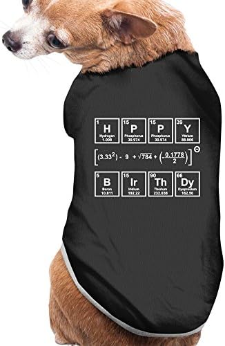 30th STEM Periodic Table 100% Fleece Dog T-shirts M