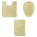 Modern Home Bath Rugs - Winter White