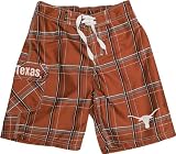 University of Texas Longhorns Toddler Boys Swim Short - Bat Boy (Plaid Pattern)
