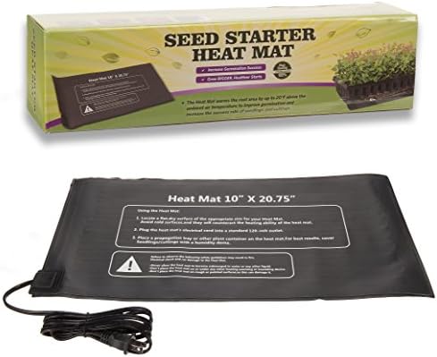 Cazul Goods Seedling Heat Mat for Hydroponics, Waterproof Heating Pad 10" x 20.75"