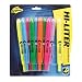 Avery Retractable Pen Style HI-LITER, Assorted Colors, Blue, Fluorescent Green, Fluorescent Orange, Fluorescent Pink, Fluorescent Yellow, Green, Purple, Royal Blue, 12 Pack (59402)