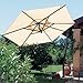 C - Series Umbrella - C05 Style: Market, Base: SPA Base, Fabric: Natural Mesh