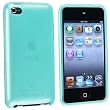 TPU Rubber Skin Case Compatible With Apple® iPod touch® 4th Gen, Clear Frost Light Blue