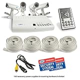 SVAT CVQ1000 Color Quad Security System with 4 Day/Night Cameras and Remote