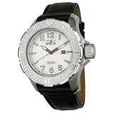 Invicta Men's 4662 II Sport 3-Hand Elite Collection Black Leather Watch