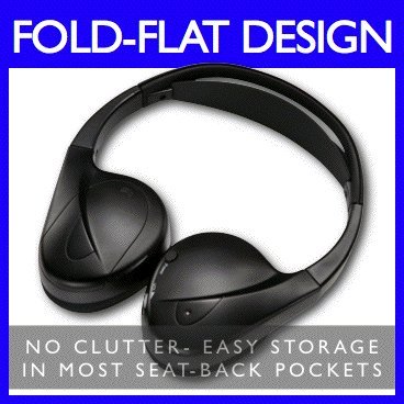 Cover image : NEW Wireless Infrared DVD Car Headphones