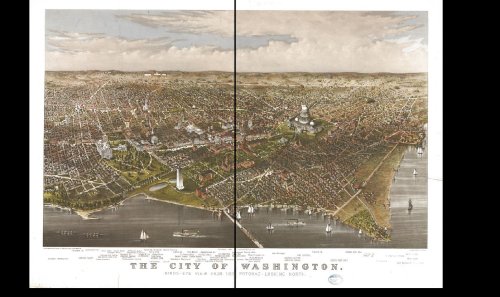 Historic Panoramic Maps of Washington D.C. on CD