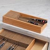 Bamboo Knife Dock Storage Tray 