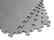 48 Square Feet ( 12 tiles + borders) 'We Sell Mats' Light Gray 2' x 2' x 3/8" Anti-Fatigue Interlocking EVA Foam Exercise Gym Flooring