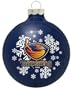 ATLANTA THRASHERS (2 5/8" In Diameter) Glass Logo CHRISTMAS ORNAMENT (Snowflake Design)