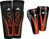 Adidas F50 Pro Lite Shin Guard, Black/Warning Orange/White, Large