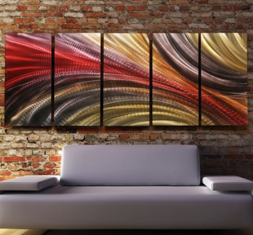 Cosmic Significance II Metal Wall Art, Modern Wall Decor, Contemporary Metal Wall Sculpture