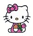 Produkt-Bild: Aufn&auml;her B&uuml;gelbild Aufb&uuml;gler Iron on Patches Applikation Hello Kitty