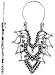 Sterling Silver Filigree Bali Earrings w/ Beads & Tribal Pattern, 1 3/8" (35mm) tall