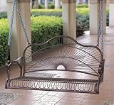 Sun Ray 4ft. Wrought Iron Porch Swing
