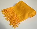 Pashmina Scarf Shawl Wrap Throw Sunflower Orange