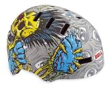 Bell Faction Bike Helmet, Matte Primer/Blue Jimbo Phillips Skeleton Choke, Small 51NOJutI UL. SL160 Bell Faction Bike Helmet, Matte Primer/Blue Jimbo Phillips Skeleton Choke, Small
