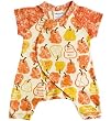 Sckoon Organic Cotton Round Kimono Red Pear 3-6 Month