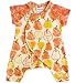 Sckoon Organic Cotton Round Kimono Red Pear 3-6 Month
