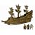 Pirates of the Caribbean 3 - Pirate Fleet Micro Ship - Flying Dutchman with 3 Figures