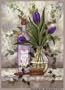 Art Poster Print - Lavender Body Oil - Artist: Annie Lapoint - Poster Size: 5.00 X 7.00 inches