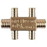 Mini Manifold Two Inlets & Four Outlets, 3/4 x 1/2