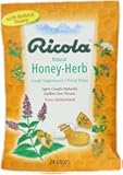 Ricola USA, Inc. Throat Drop, Honey-Herb, 24-Count (Pack of 6)