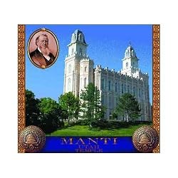Mormon Temple Manti UT Coverlet