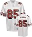 Vernon Davis Jersey: Reebok White Replica #85 San Francisco 49ers Jersey - Small