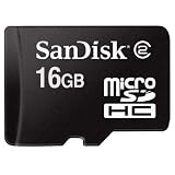 Sandisk microSDHC 16GB Speicherkarte mit Adapter Photo