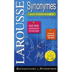 Dictionnaire des synonymes