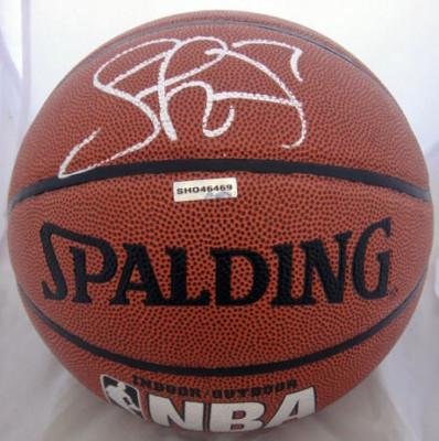Autographed Lamar Odom Basketball - Spalding I O UDA - Autographed Basketballs
