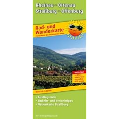 Rad- und Wanderkarte Rheinau - Ortenau - Stra�burg - Offenburg: mit Ausflugszielen, Einkehr- & Freizeittipps und Nebenkarte Stra�burg, wetterfest, ... wetterfest, reissfest, abwischbar, GPS-genau