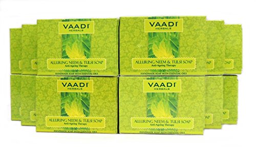 Neem soap (neem tulsi bar soap) with aloe vera extracts…