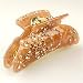 Acanthe Golden Amber - Cubitas Bellini Collection (Hair Jewelry, Swarovski Crystals, Claw clip)