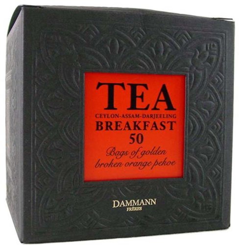 3 boxes of Dammann Silk Tea Bags Breakfast Tea: 50 sachets of Assam & Darjeeling ~... by Dammann