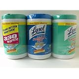 Lysol Sanitizing Wipes w/ Micro Lock Fibers Pack of 3
