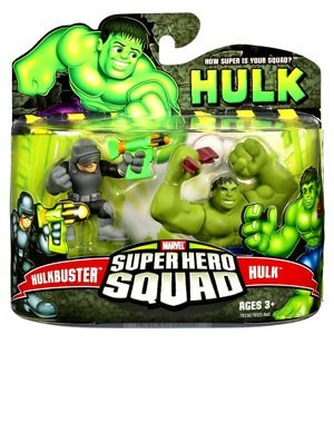  Incredible Hulk Movie Super Hero Squad 2-Pack Hulk & Hulk Buster