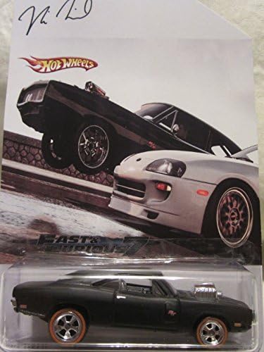 Hot Wheels CUSTOM 1970 DODGE CHARGER R/T 2015 Fast &amp; Furious Paul Walker Tribute Real Riders Rubber Wheels Code-3 Collectible Die Cast Model Car 1:64 Scale Limited Edition #23/25 Made!!!
