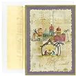 Painted Manger Scene Religious Christmas Cards