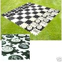 Giant Waterproof Garden Chess And Draughts Set