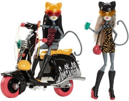 Monster High Werecats Sisters and Scooter