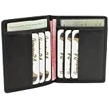 Ausweismappe Ausweisetui Ausweish�lle schwarz echt Leder mit 6 Kartenf�chern + 4 Dokumentenf�chervon "Sonstige"