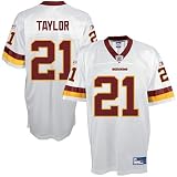 Reebok NFL Equipment Washington Redskins #21 Sean Taylor White Replica Football Jersey