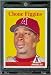 2007 Topps Heritage Baseball Card # 425 Chone Figgins Los Angeles Angels at Anaheim - Mint Condition - In Protective Display Case