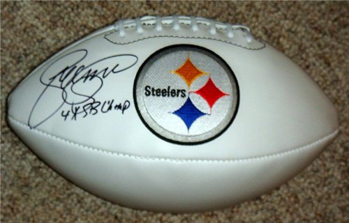 LC GREENWOOD SIGNED AUTOGRAPHED PITTSBURGH STEELERS LOGO FOOTBALL W/ HOLOGRAM + COA