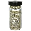 Morton & Bassett Organic Rosemary, .8-Ounce Jars (Pack of 3)