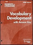 Holt Elements of Literature: Vocabulary Development with Answer Key (Fifth Course - Grade 11)