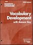 Holt Elements of Literature: Vocabulary Development with Answer Key (Fifth Course - Grade 11)